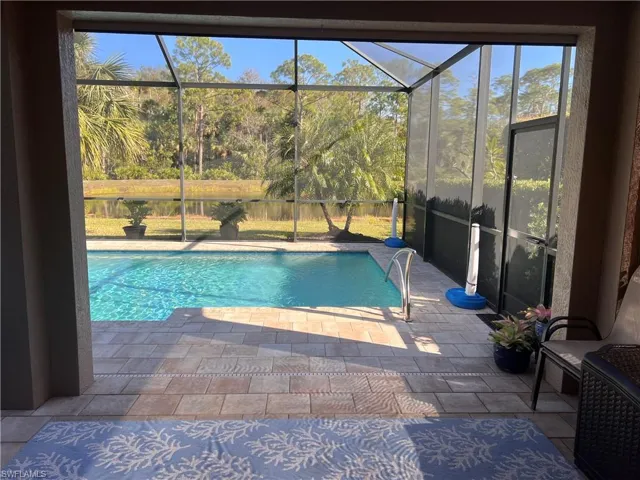 View from the dining area