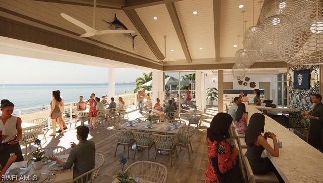 Rendering of the beach club to be complete in February