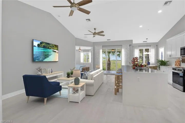 Virtually Staged Great Room