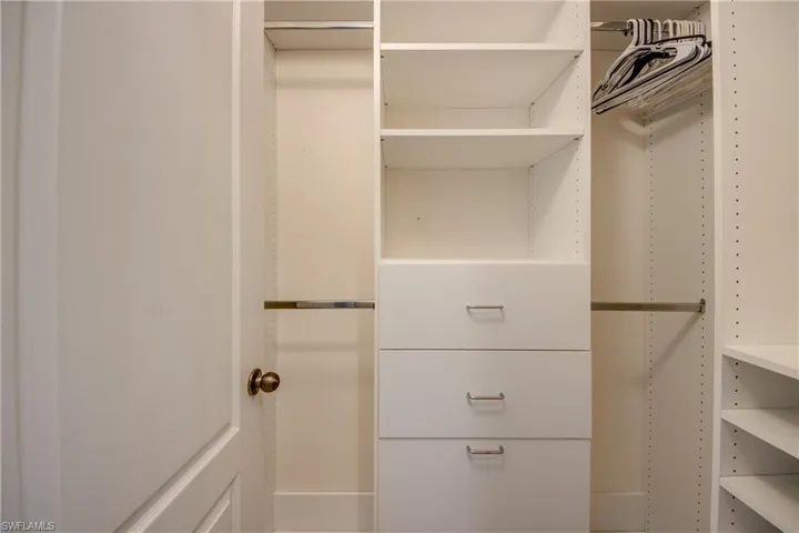 View of spacious closet