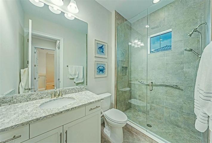 Guest Bathroom with Quartz Countertops