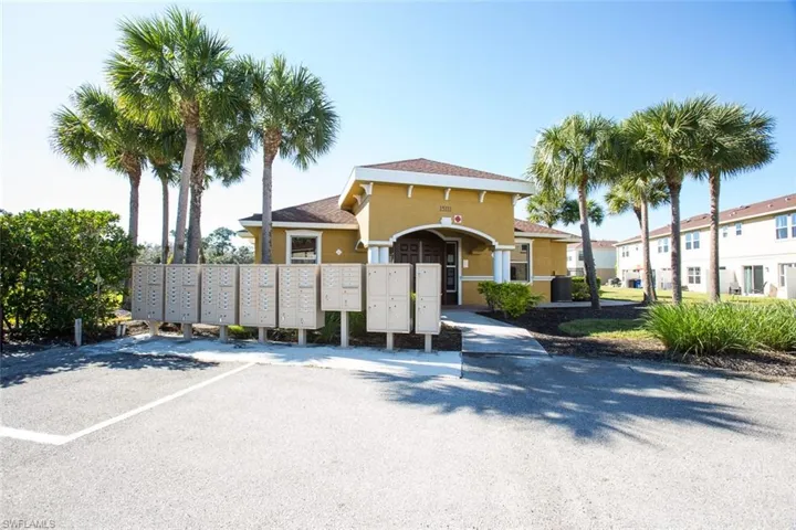 Club house and mail boxes