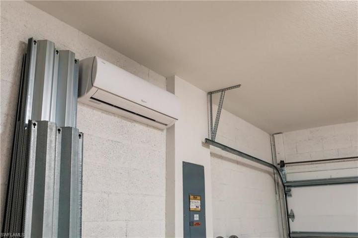 SPLIT UNIT IN GARAGE
