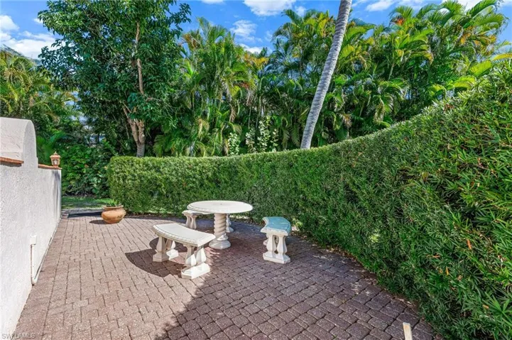View of patio