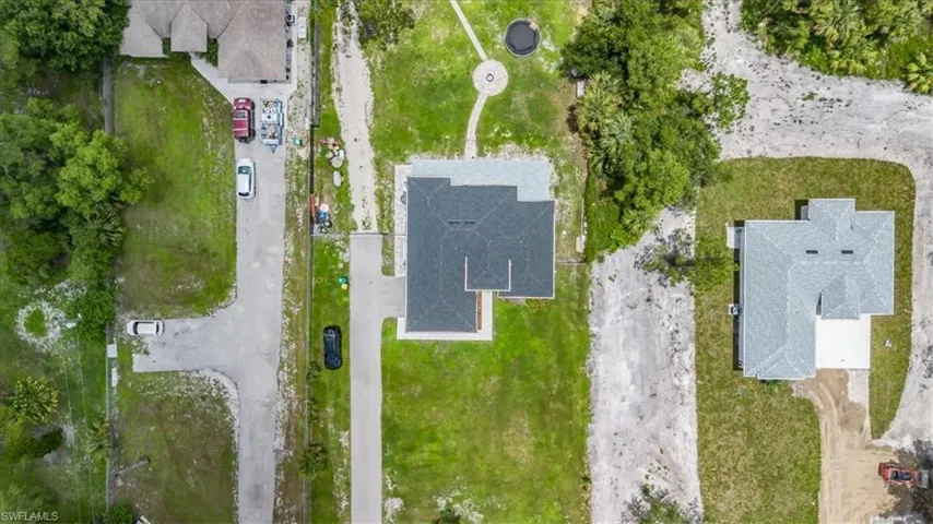 Aerial view of property's location