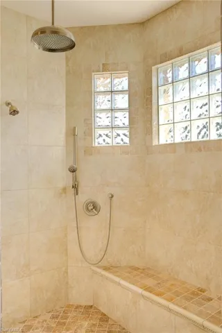 “Spa-Like Primary Bathroom with Dual Vanities"