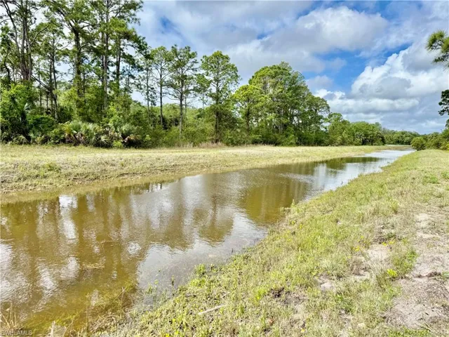Canal in backyard