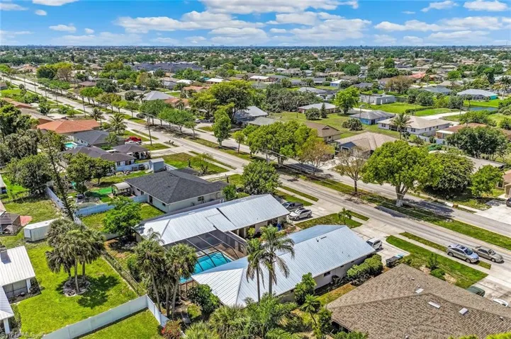 Aerial view of the property looking northwest.