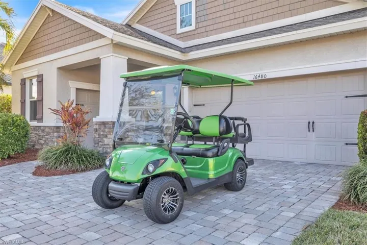 Included Golf Cart