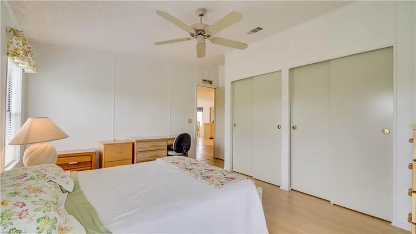 The Guest Bedroom Also Offers a Double Closet