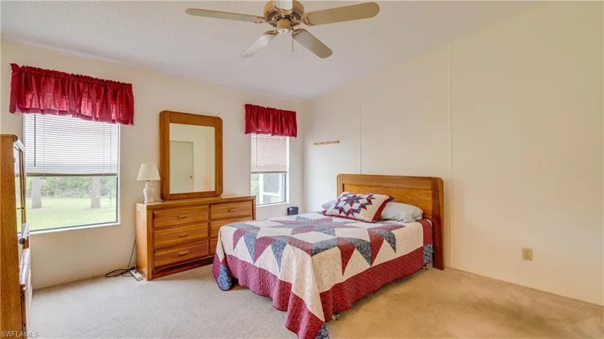 The Primary Bedroom is Located in the Rear of the Home | Notice that View