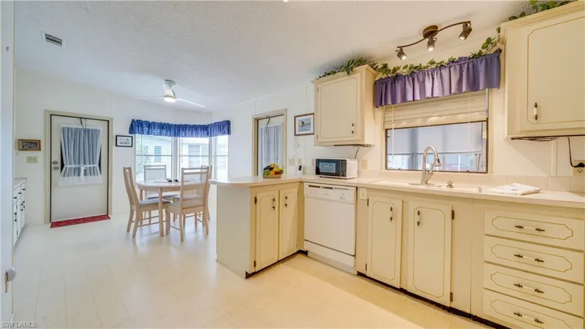 The Dining Area is Also Steps Away