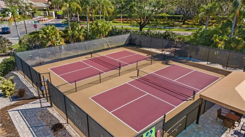Pickle ball courts.