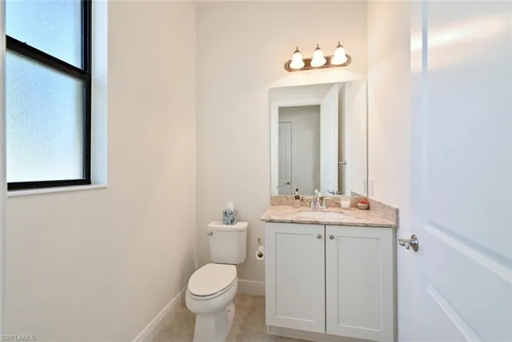 Powder Room on first floor