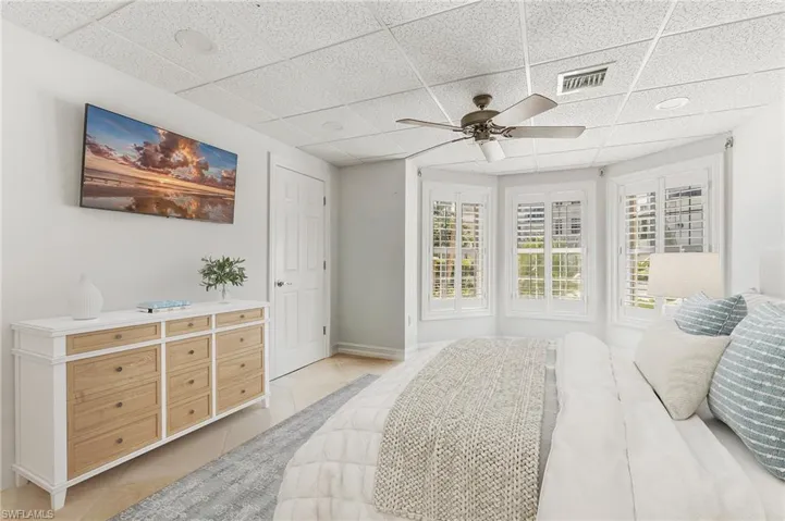 Virtually Staged Lower Level Bedroom Option