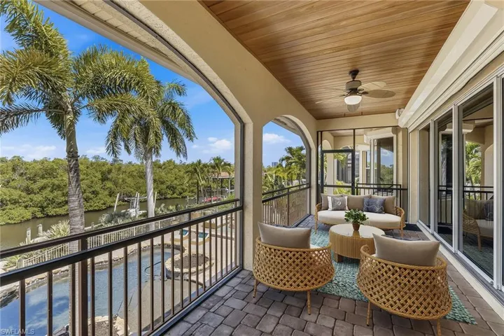 Virtually Staged Screened Lanai