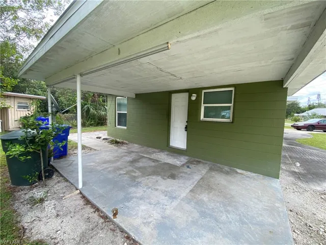 View of patio