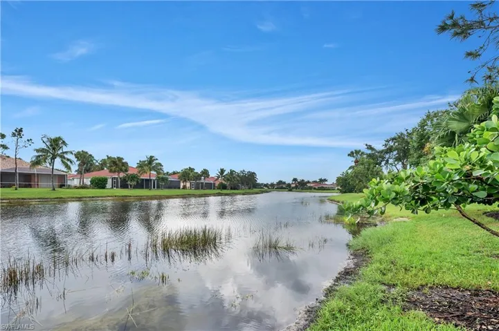 Water view with nearby suburban area
