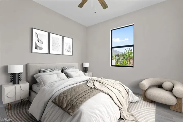 Virtually Staged Guest Room