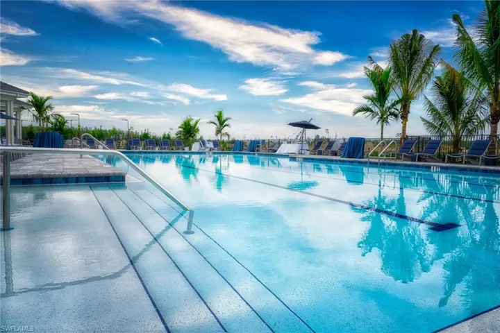 View of pool