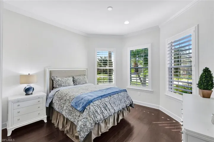 Guest bedroom #3 (towards the front of the house), just off the front door.