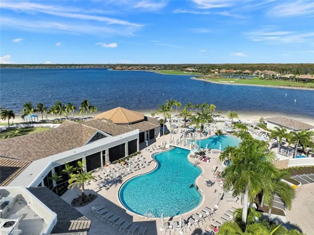 Aerial view of the Beach Club.