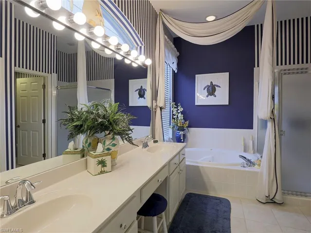 Primary Bath with dual sinks