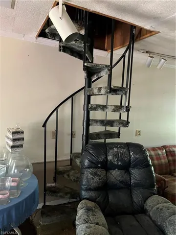 View of stairs