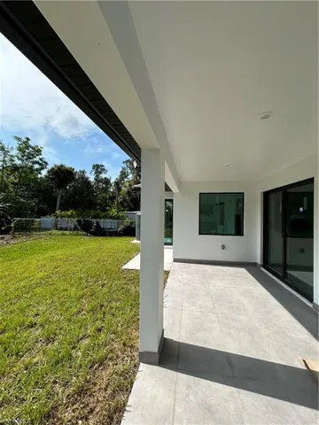 View of patio