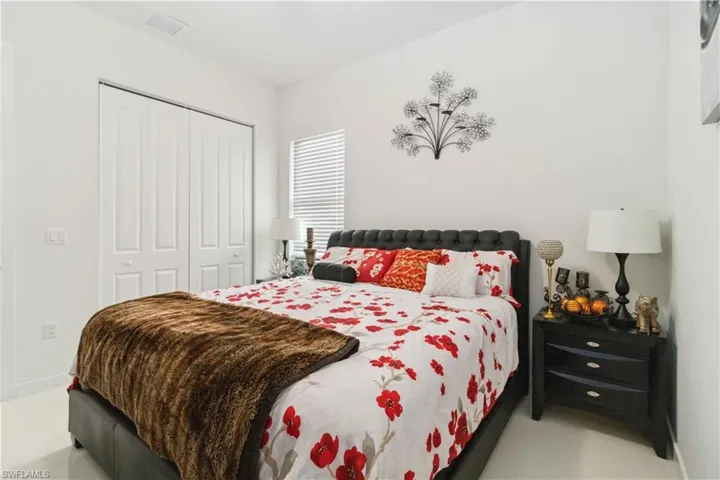 Bedroom with a closet