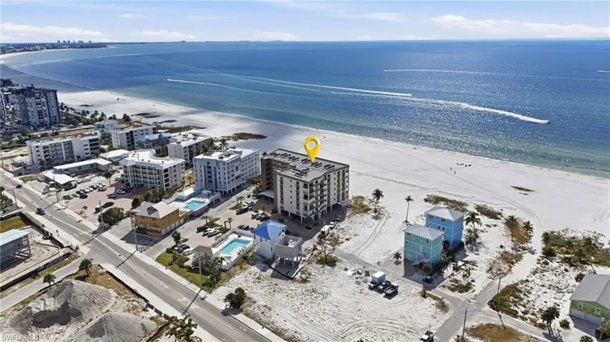 Aerial view on Pelican Watch condo - virtually enhanced