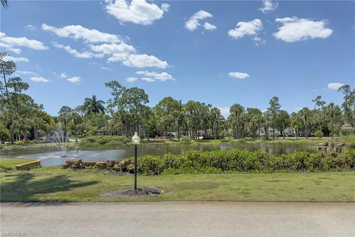 Lake across from Condo