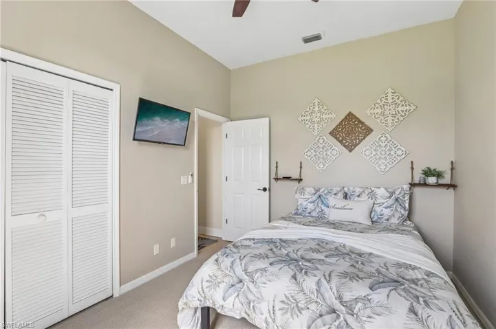 Third Bedroom - Carpeted Floors