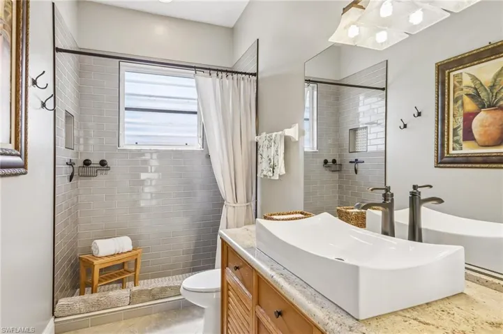 Updated Pool Suite Bath - Walk-in Shower