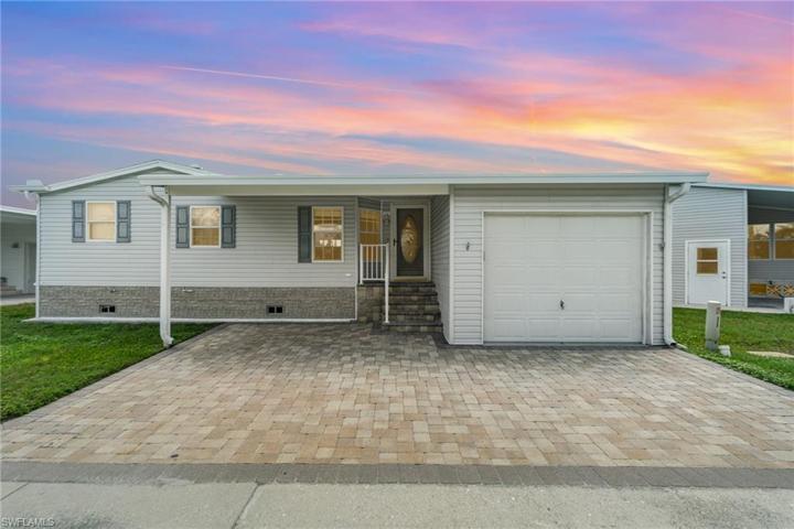 Front View with beautiful pavers