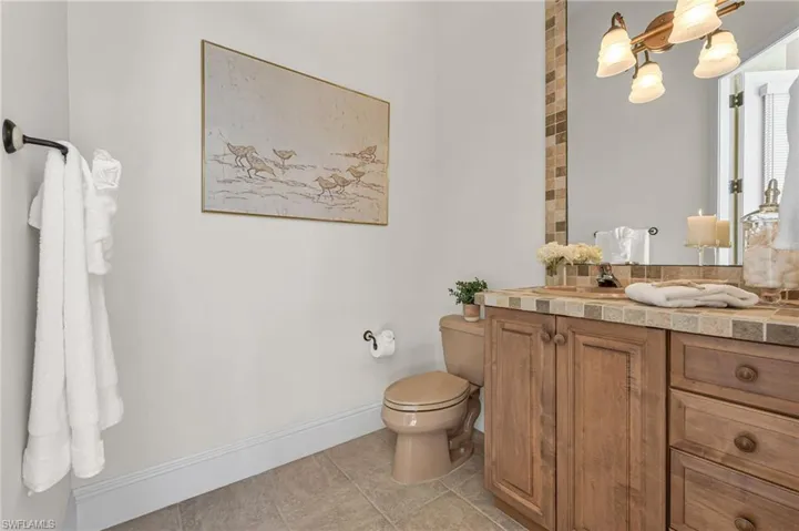 This residence also has a separate pool bath for the convenience of guests who are enjoying the pool.