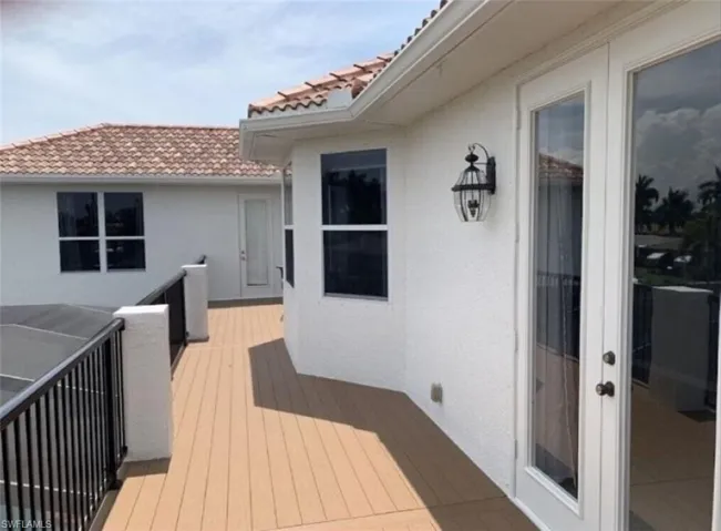 View of deck