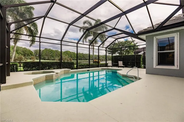 Lanai Area with pool & spa