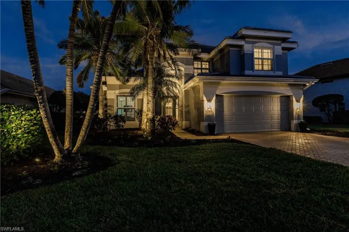 Front View of property at dusk