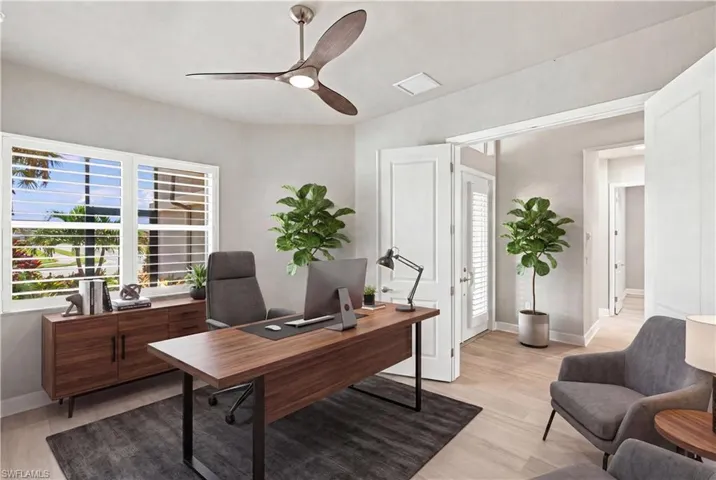 Room Digitally Staged  Den