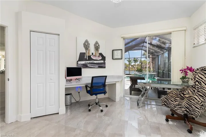 Bedroom currently used as a Den/Home Office