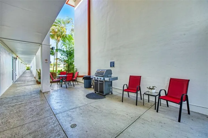 View of patio / terrace featuring outdoor dining area and grilling area