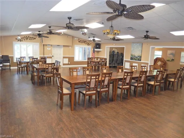 Large Clubhouse for dining, dancing and the occasional monthly meeting