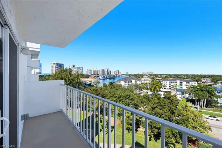 Views all the way to Sanibel Island from the Primary Bedroom balcony