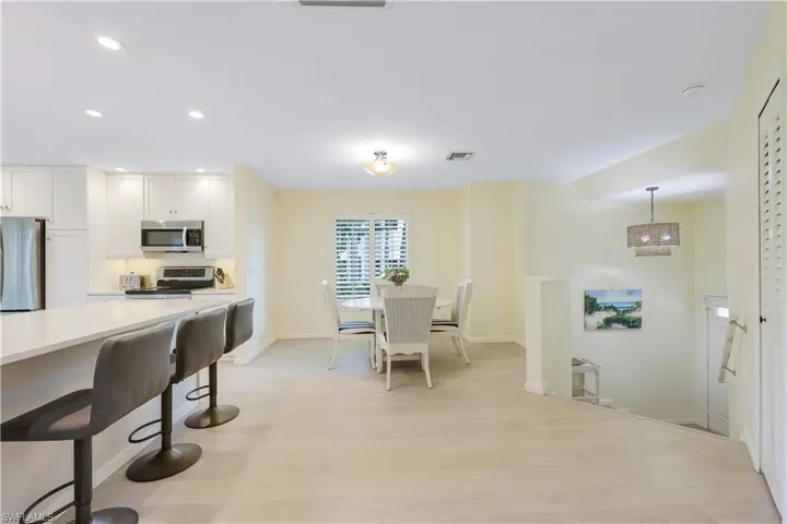 Dining area just off the kitchen for more "formal" evenings.