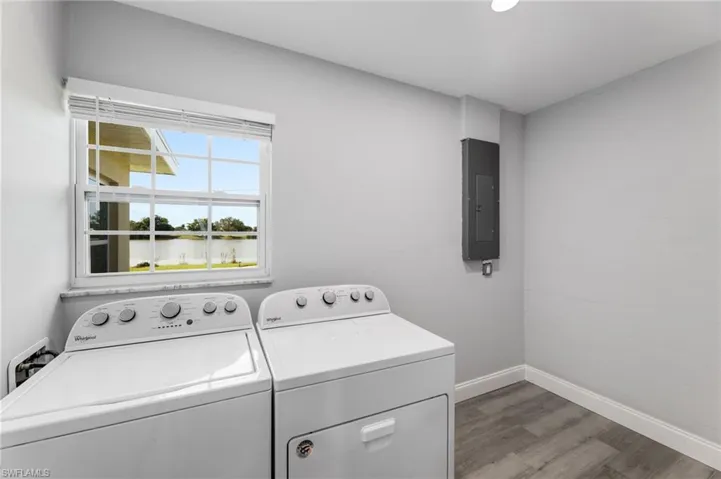 Laundry in residence.