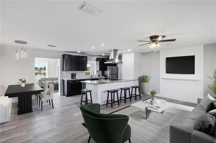 Living Room - Virtually staged