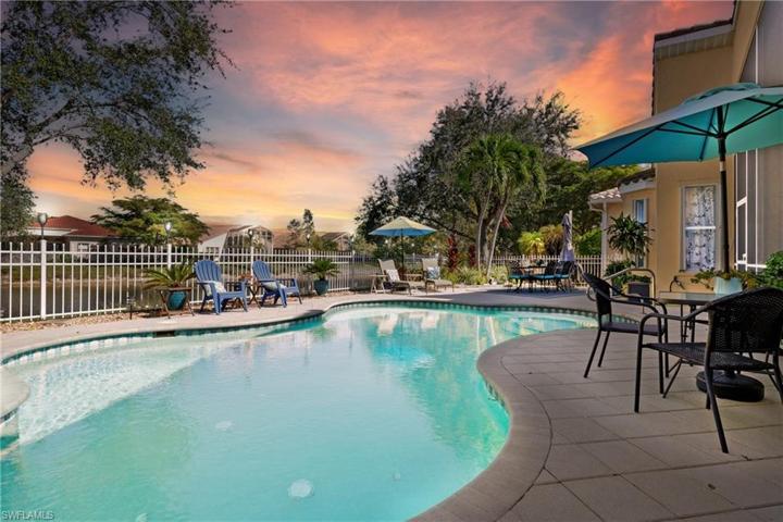 Enjoy the beautiful Florida sunsets from your private oasis.