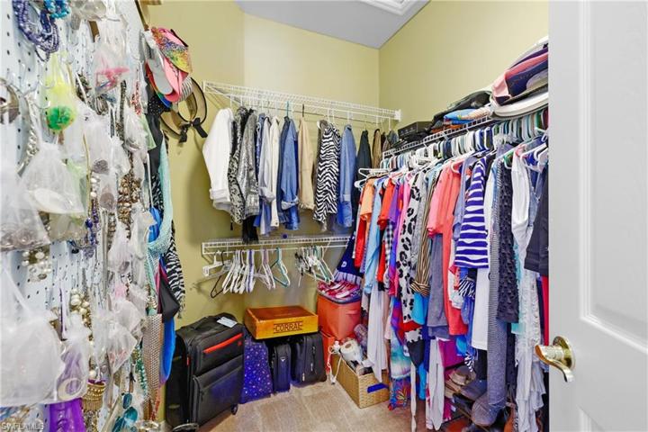2 massive walk in closets in primary