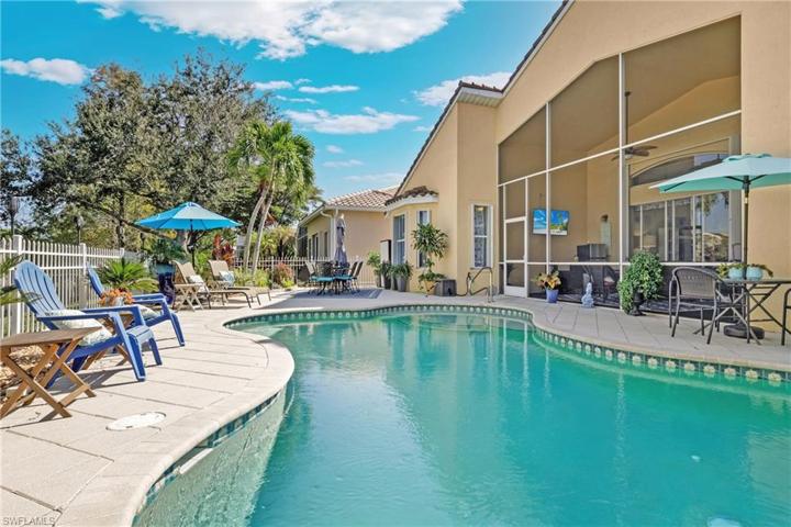 Immense heated pool for swimming and lounging all year long!